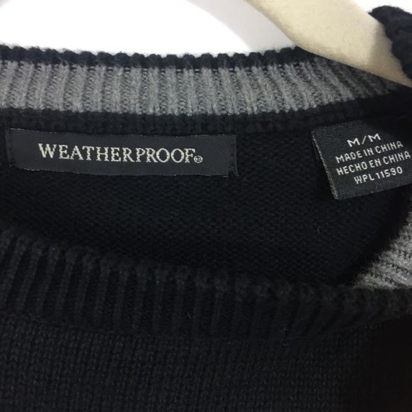 Weatherproof Black Sweater Size M - Picture 6 of 7